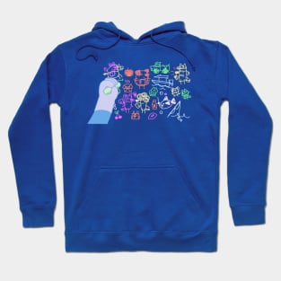 Bluey - Tradies Chalk Drawing Hoodie